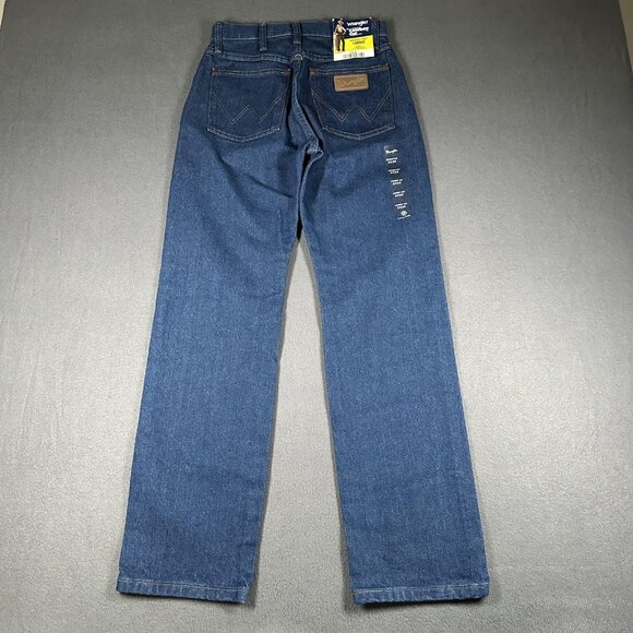 Wrangler Jeans Womens 5x30 Blue Cowboy Cut 14MWZ Slim Fit Tapered Leg Western - Picture 7 of 12